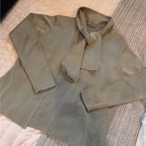 Valerie Stevens Vintage silk top and cardigan